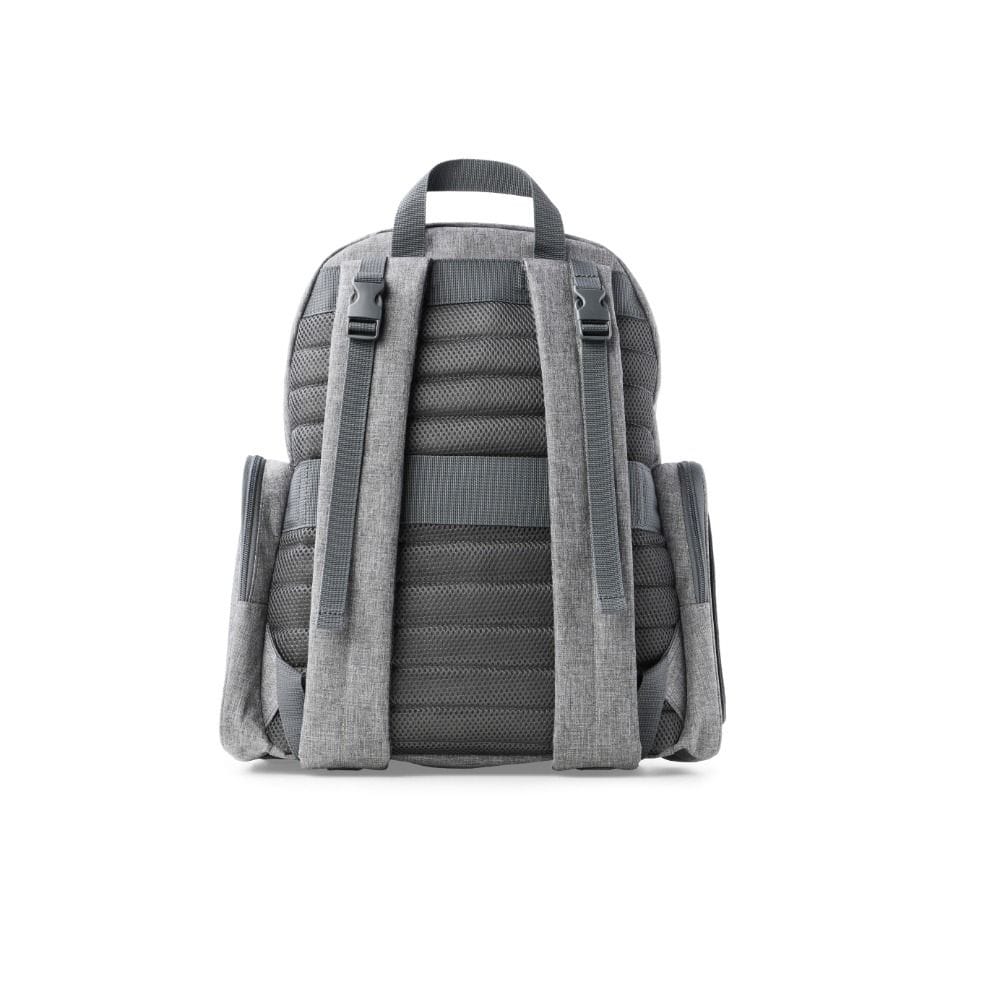 Skip Hop Luna Diaper Backpack, Spacious And Highly Organized Storage, Dedicated Functional Pockets, Includes Cushioned Changing Pad -  Gray
