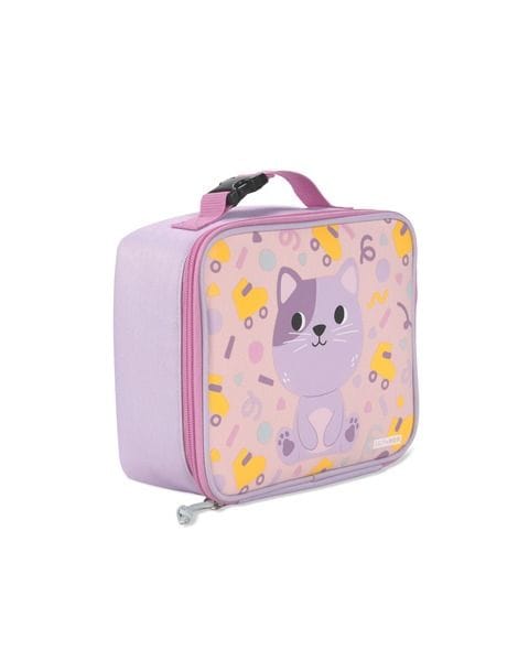 Skip Hop Besties Squad Cat Lunch Bag 3+ Years, Smart Interior Storage Pocket, Insulated Interior For Fresh Meals - Multicolour