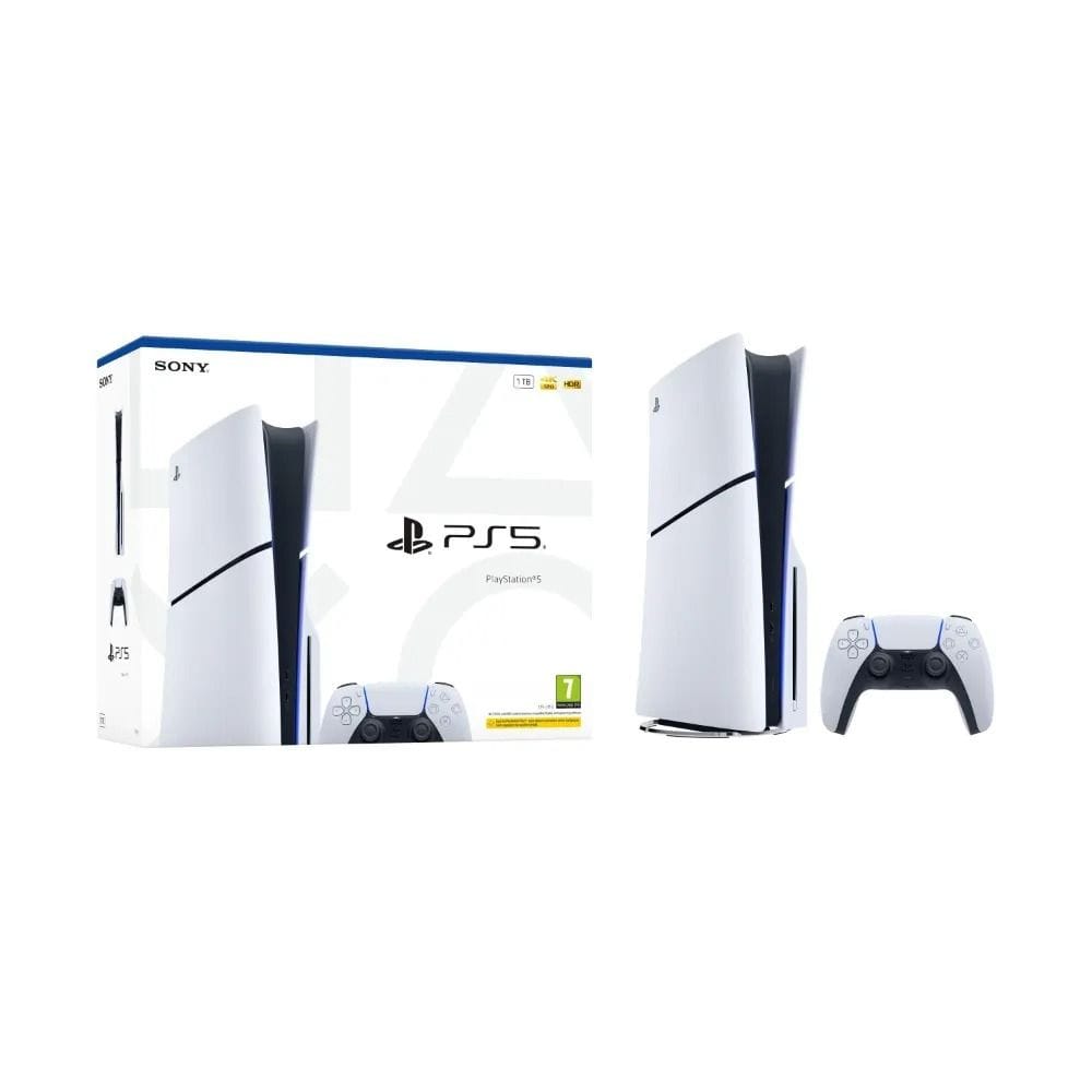 Sony PlayStation 5 Console (PS5) - Disc Edition, 1TB SSD Storage, 4K Gaming, DualSense Wireless Controller Included