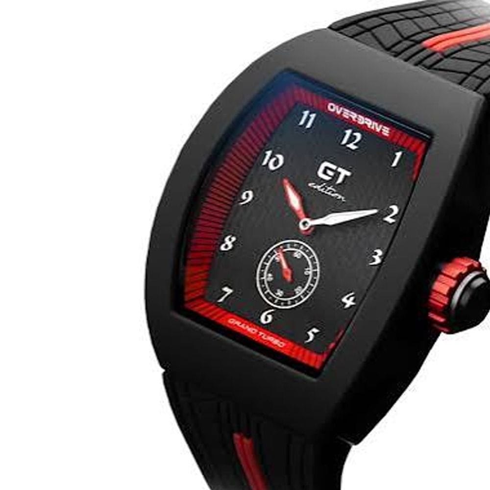 Overdrive GT Watch Red, 40mm Polycarbonate Case, Miyota
