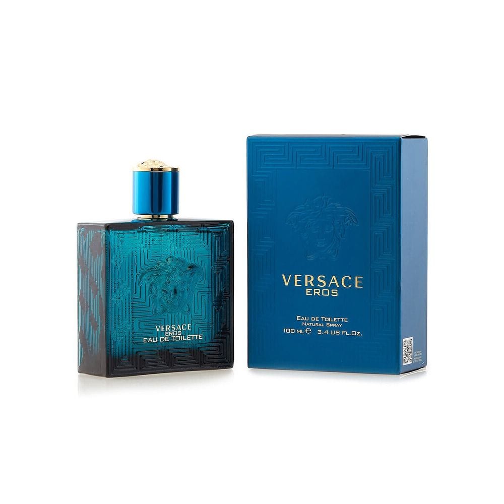 عطر فرزاتشي إيروس أو دو تواليت للرجال، عطر شرقي خشبي منعش برائحة النعناع والتفاح الأخضر وحبوب التونكا والفانيليا وخشب الأرز - 100 مل