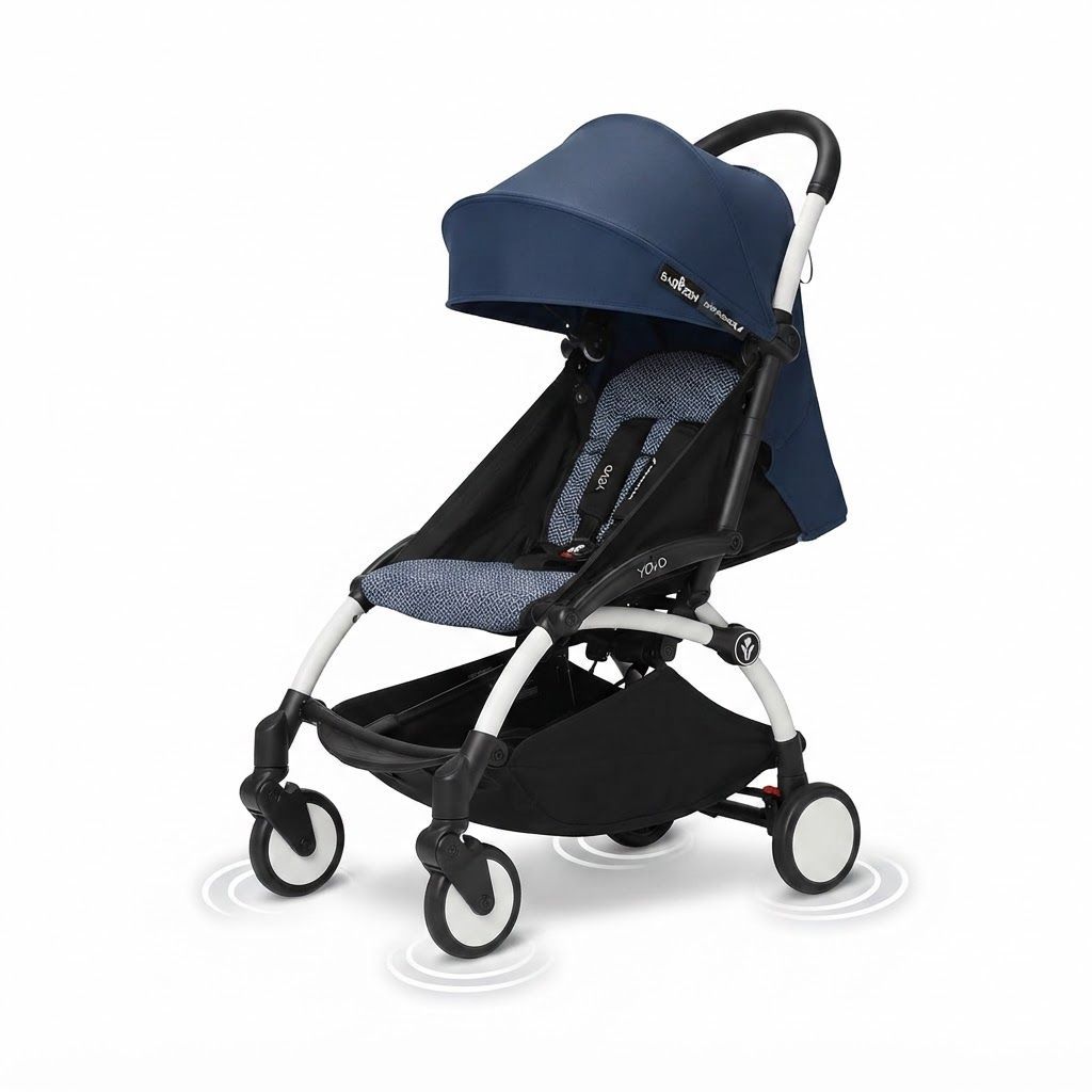 Stokke YOYO3 Compact Travel Stroller - Lightweight Cabin-Approved Baby Pushchair, Folds in Seconds, Seamless Blend of Style and Function for Urban Parents on the Move
