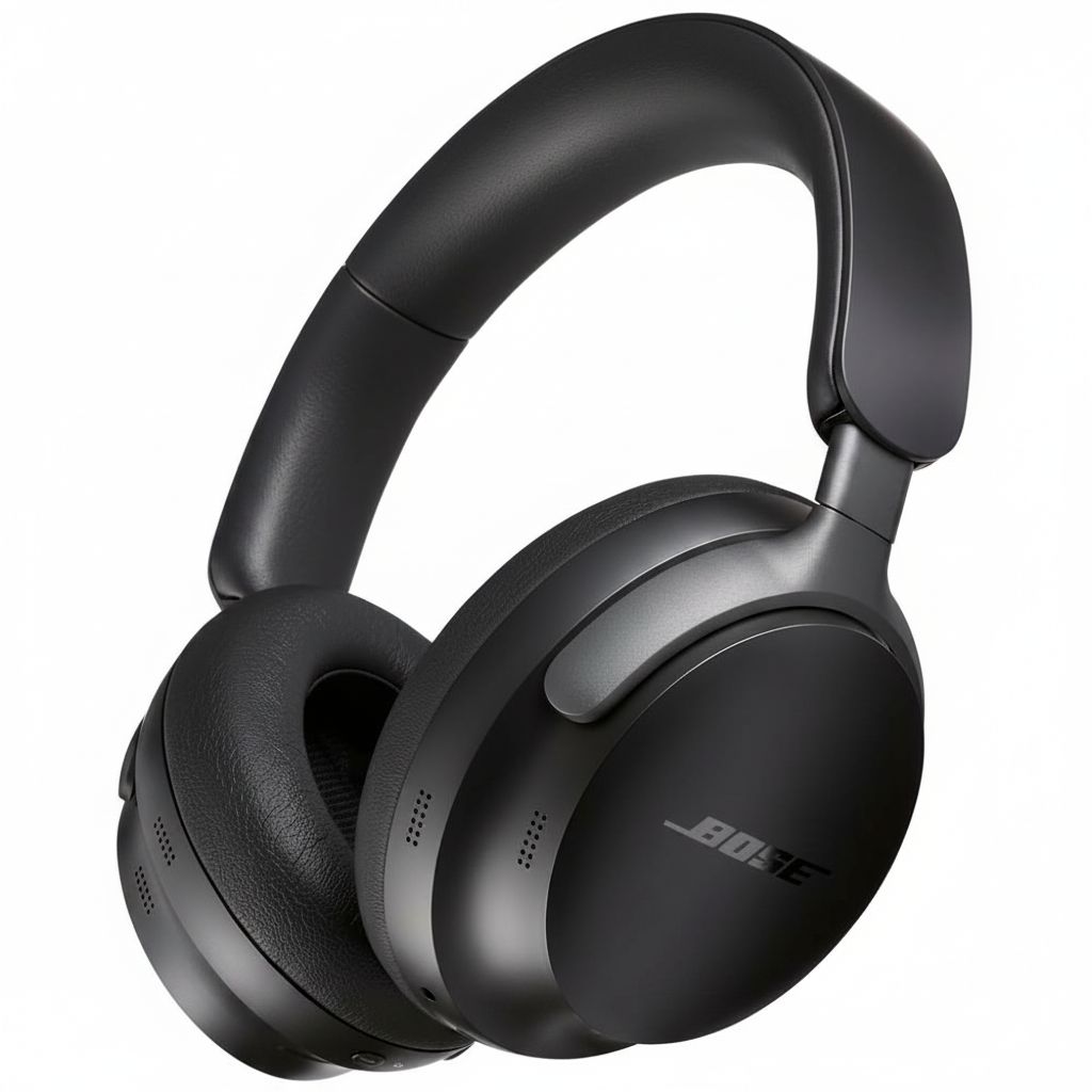 Bose QuietComfort Ultra Wireless Over-Ear Headphones, Noise Cancelling, Spatial Audio, Bluetooth, Up to 24-Hour Battery Life - Black