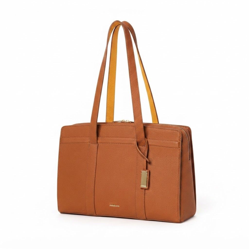 Mokobara The Celeste Tote Bag for Women, Premium Vegan Leather Handbag, Fits 14-Inch Laptop