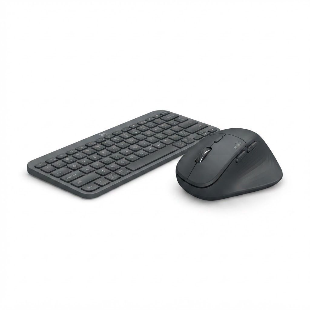 Logitech Lift Vertical Ergonomic Wireless Mouse - Graphite, Bluetooth or Logi Bolt USB