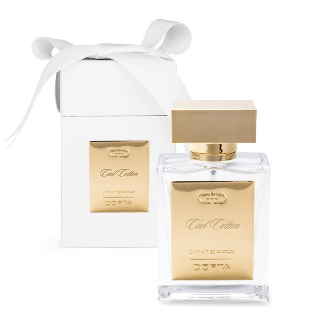 Dofta Cool Cotton Eau de Parfum, Unisex Fragrance, Plum, Coconut & Peach Top Notes, Jasmine Musk, Sandalwood & Vetiver Base - 50ml