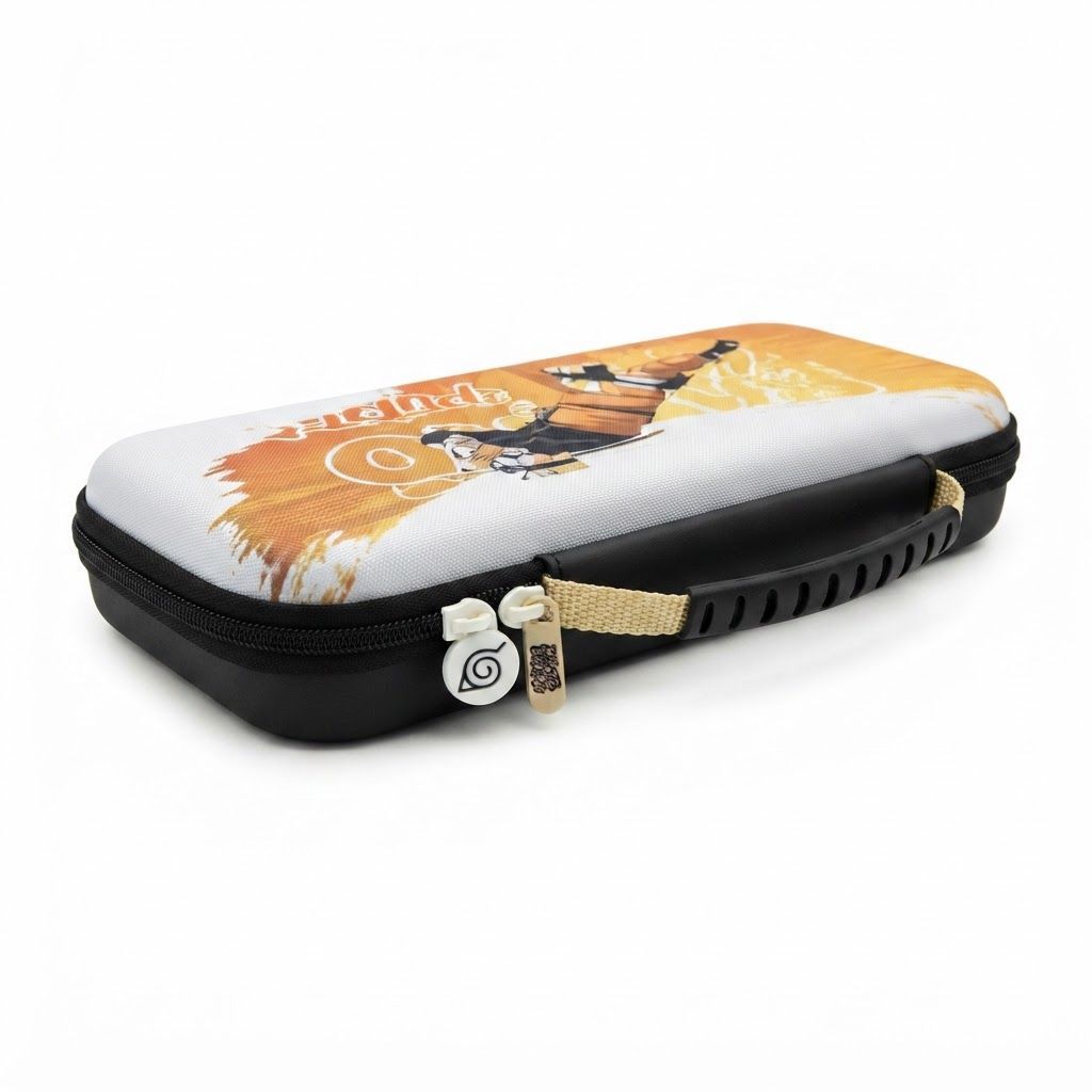 Konix Naruto Shippuden Carry Bag for Nintendo Switch 2, Hard Shell Protective Travel Case, Console & Game Card Storage | 3328170304382