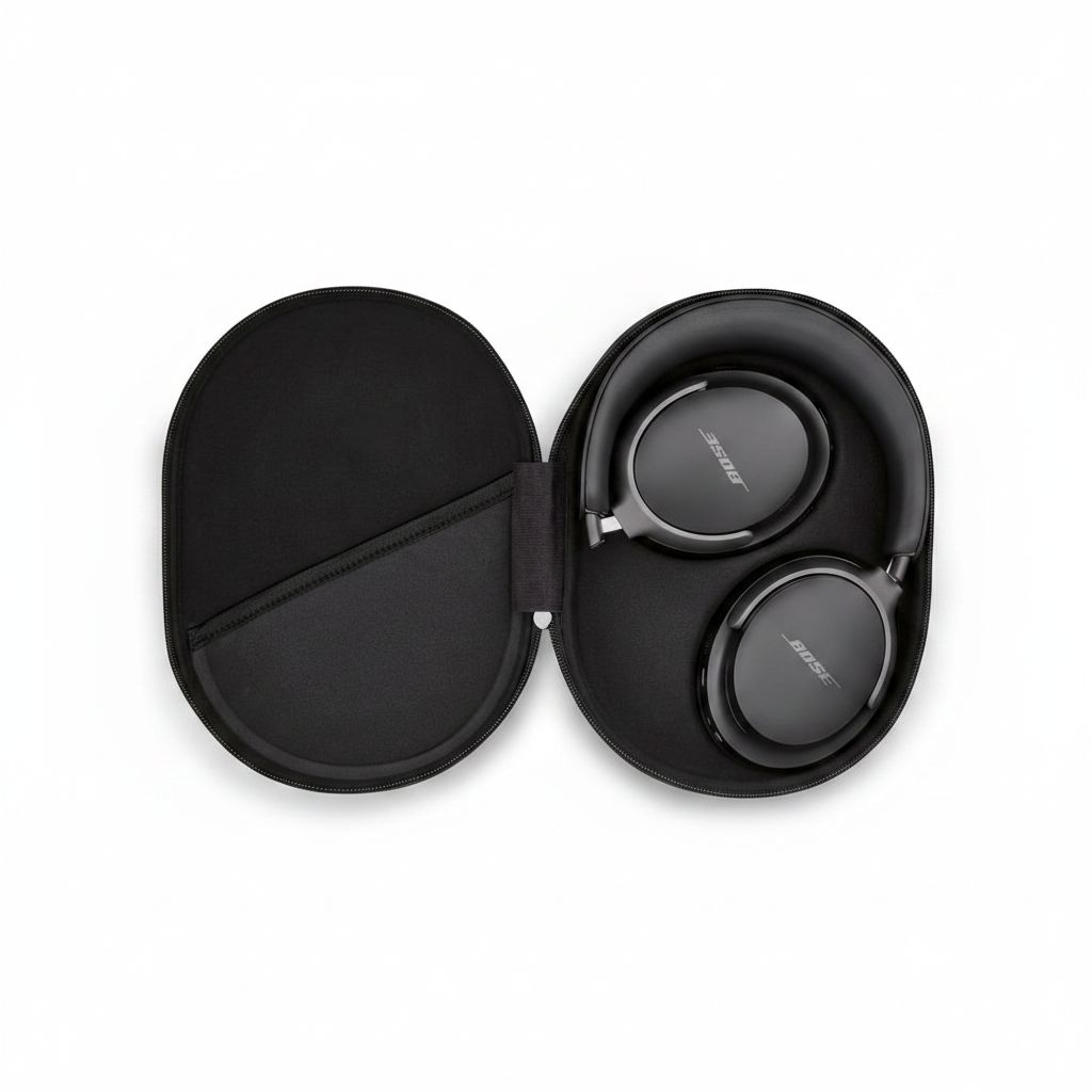 Bose QuietComfort Ultra Wireless Over-Ear Headphones, Noise Cancelling, Spatial Audio, Bluetooth, Up to 24-Hour Battery Life - Black