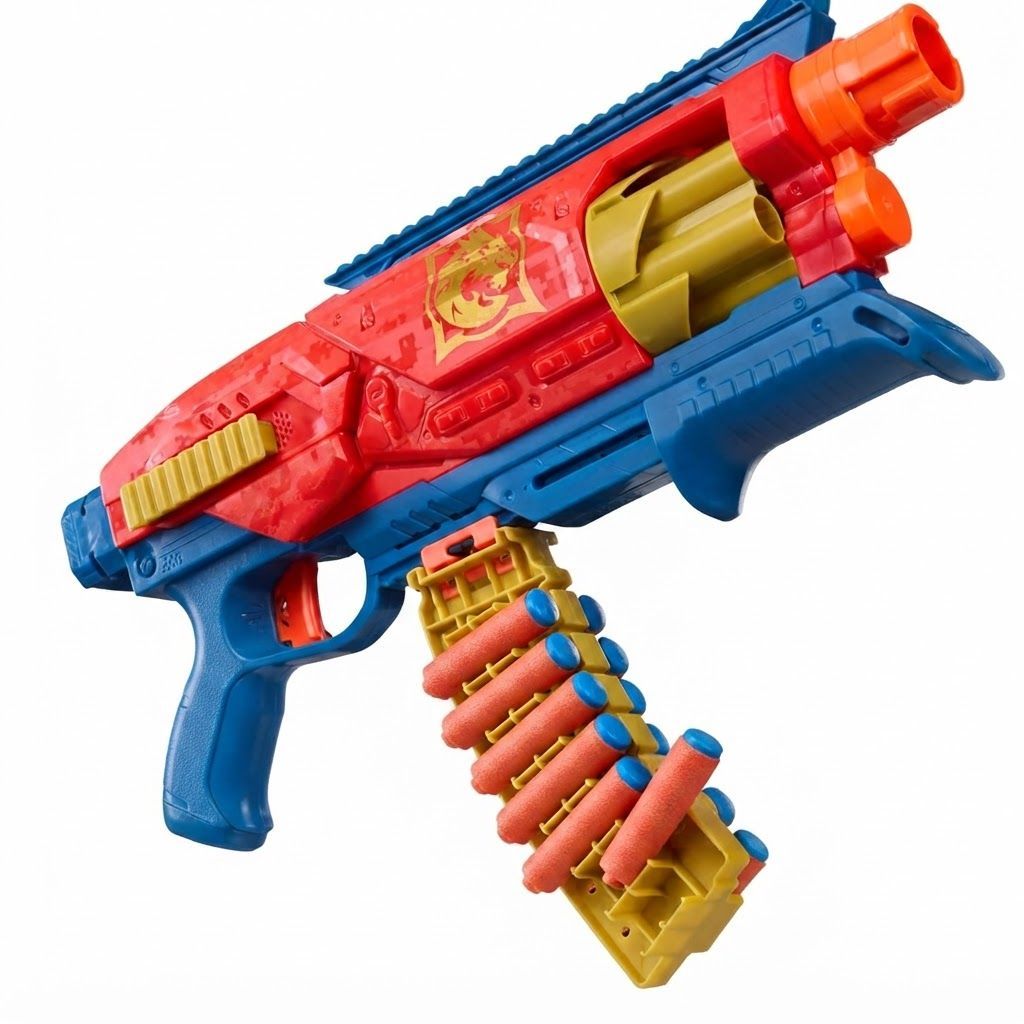 Nerf Loadout Shadowspeed Recon Blaster, 6-Dart Cylinder, 14 N1 Darts, Modular Attachments