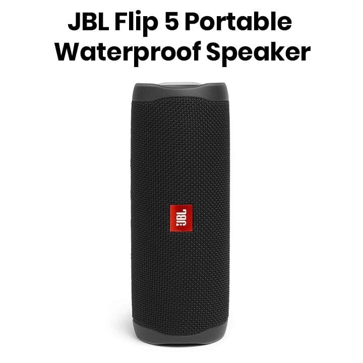 JBL Flip 5 Portable Waterproof Speaker - Black