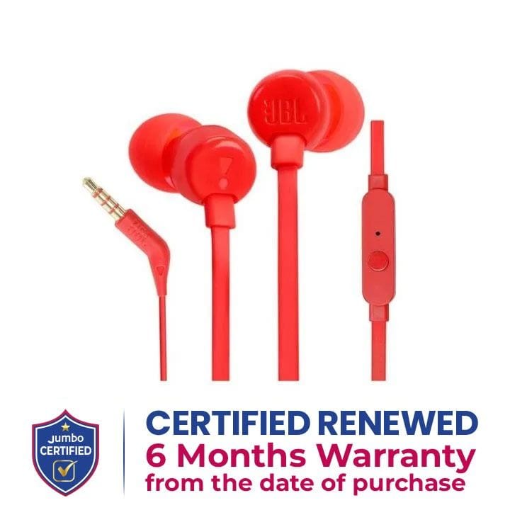 JBL Earphone - Red | T110