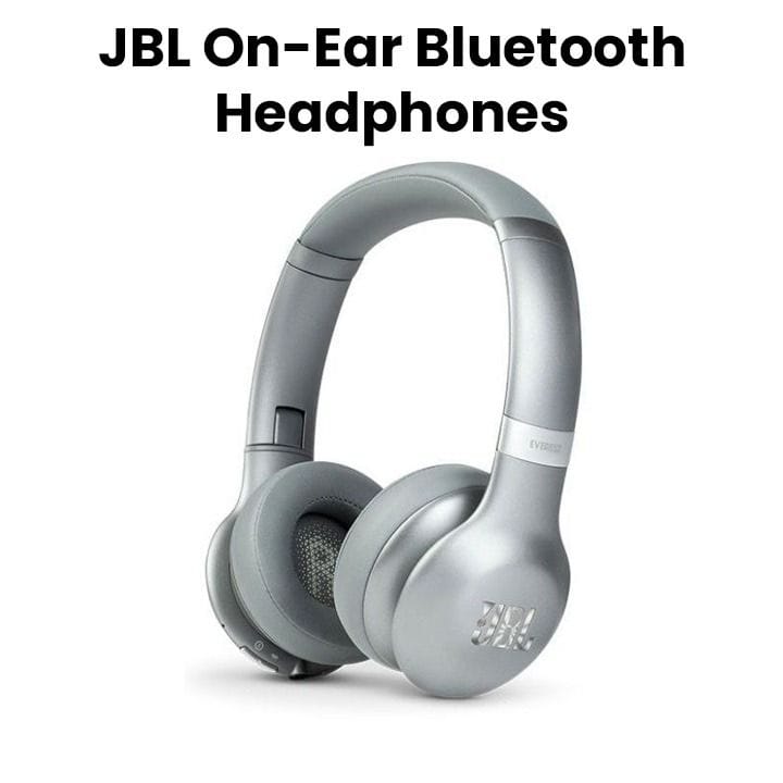 سماعة رأس لاسلكية فوق الأذن مع إلغاء ضوضاء من جي بي إل إفيريست - فضي | V310BT