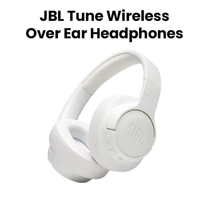 JBL Over-Ear Active Noise Cancelling Wireless Headphone - White- T750BTNC