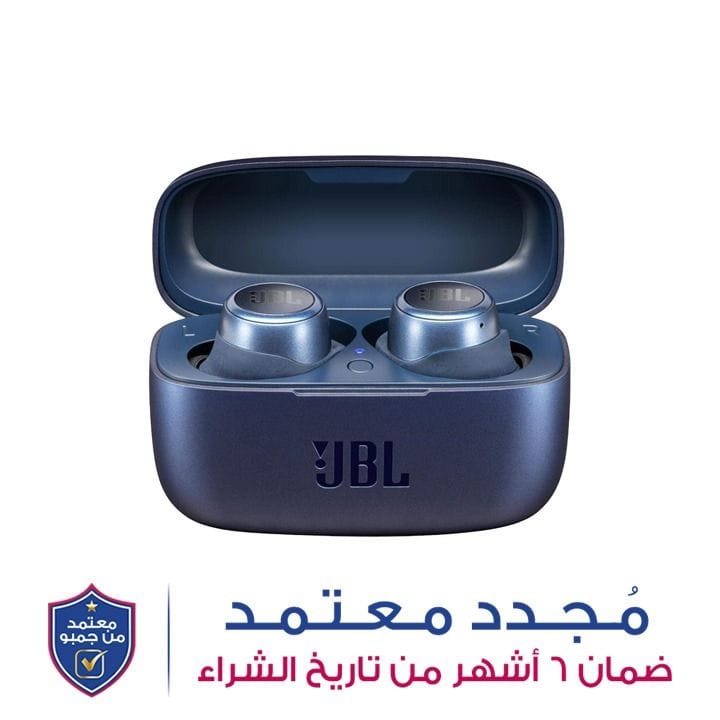 جي بي إل سماعات أذن لاسلكية حقيقية مع وضع الصوت المحيطي الذكي - أزرق | Live 300TWS