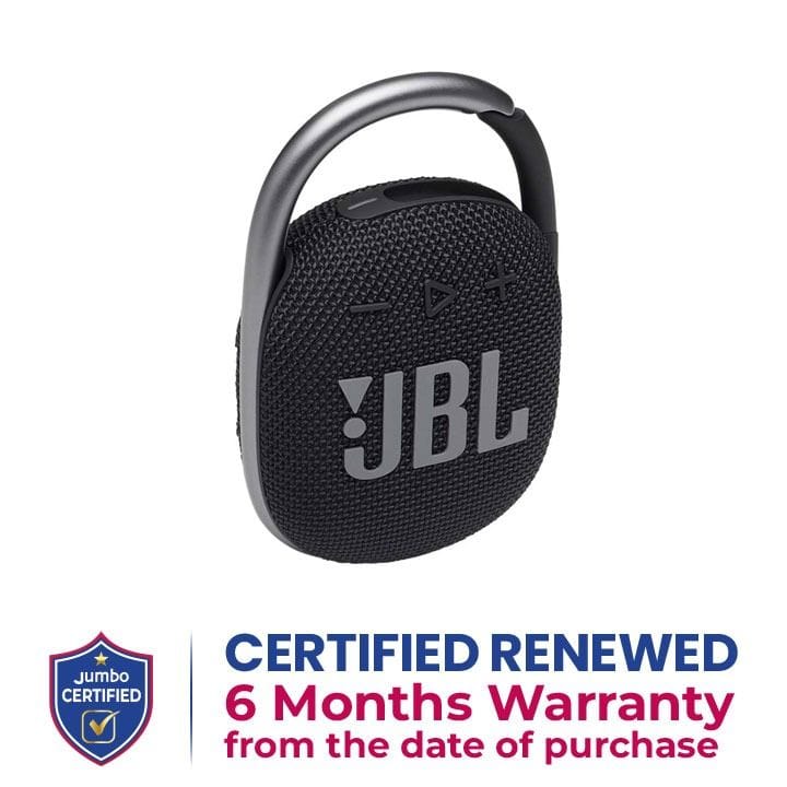 JBL CLIP 4 Ultra-Portable Waterproof Bluetooth Speaker - Black