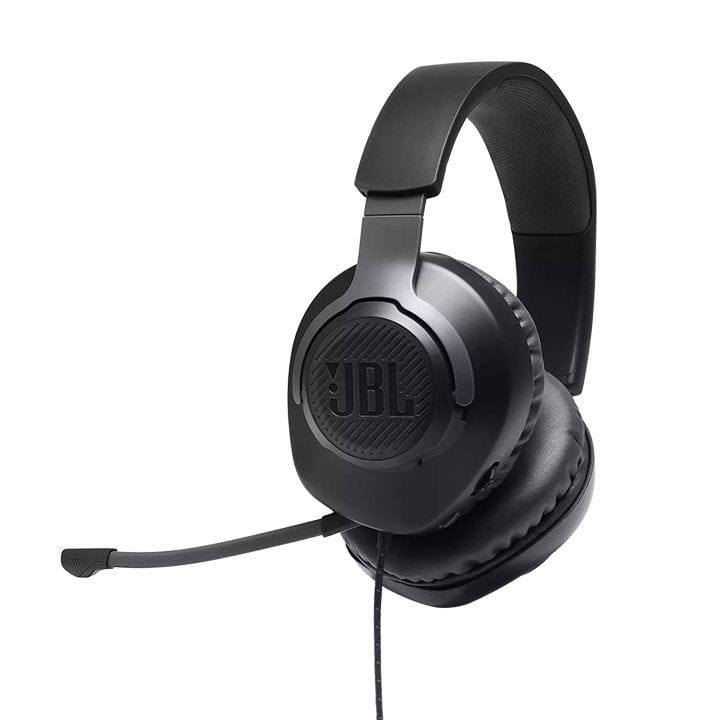 JBL Quantum 100 Wired Over-ear Gaming Headset with a Detachable Mic - Black