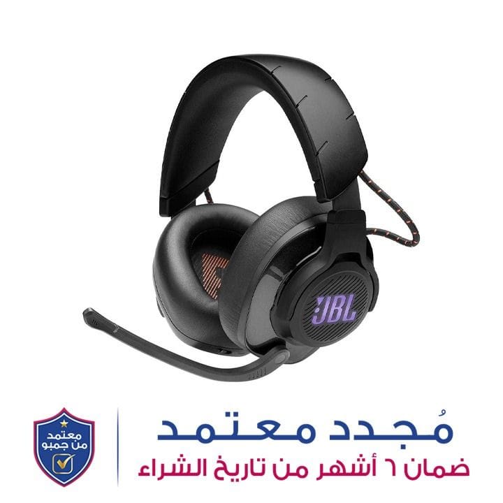جي بي إل سماعة ألعاب Quantum 600 لاسلكية بأداء عالي وصوت محيطي - أسود
