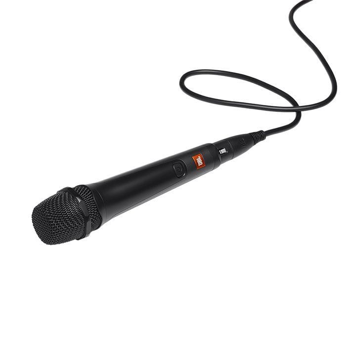 JBL PartyBox Mic 100 Wired Dynamic Vocal Microphone, 6.35mm Jack, ‎Noise Reduction - Black - JBLPBM100BLKAM