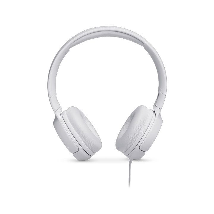 JBL Wired on-ear Headphones - White | TUNE 500