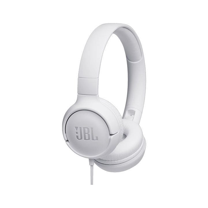 JBL Wired on-ear Headphones - White | TUNE 500