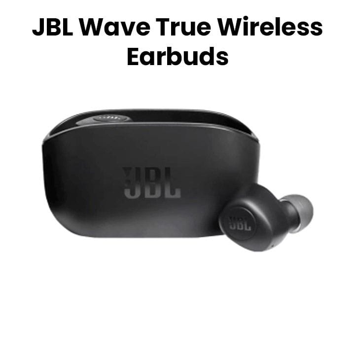 سماعات أذن لاسلكية حقيقية داخل الأذن جي بي إل ويف - أسود | 100TWS