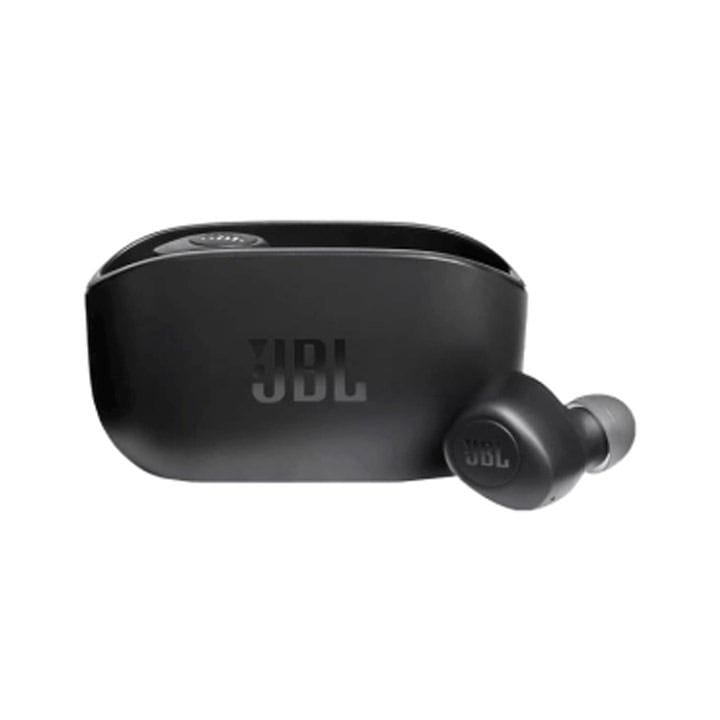 سماعات أذن لاسلكية حقيقية داخل الأذن جي بي إل ويف - أسود | 100TWS