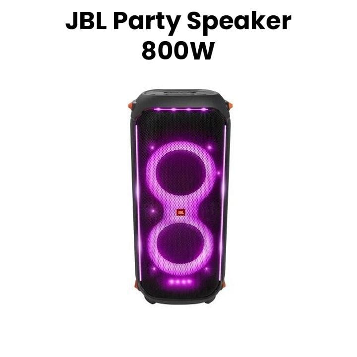 JBL PartyBox 710 Bluetooth Party Speaker With Dynamic Music Synced Flashing Club Pattern Lightshow, Pro Sound - Black - PARTYBOX710 - Open Piece (A Grade)