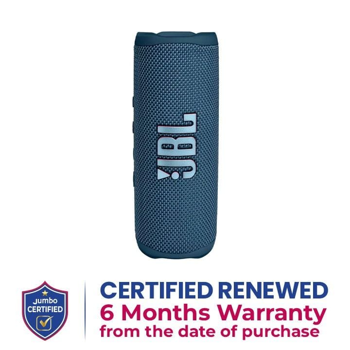 JBL Flip 6 Portable Waterproof Speaker - Blue