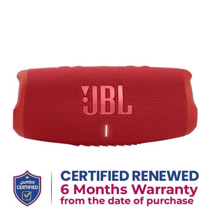 JBL CHARGE 5 Portable Waterproof Speaker with Powerbank - Red