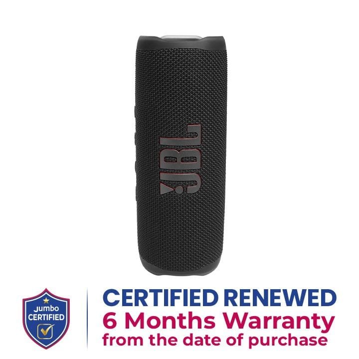 JBL Flip 6 Portable Waterproof Speaker - Black