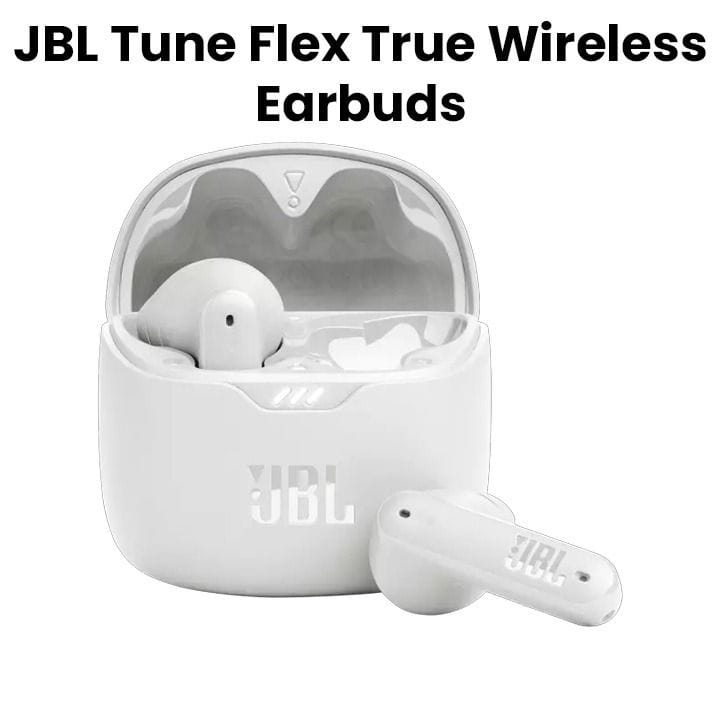 JBL Tune Flex True Wireless Noise Cancelling Earbuds - White