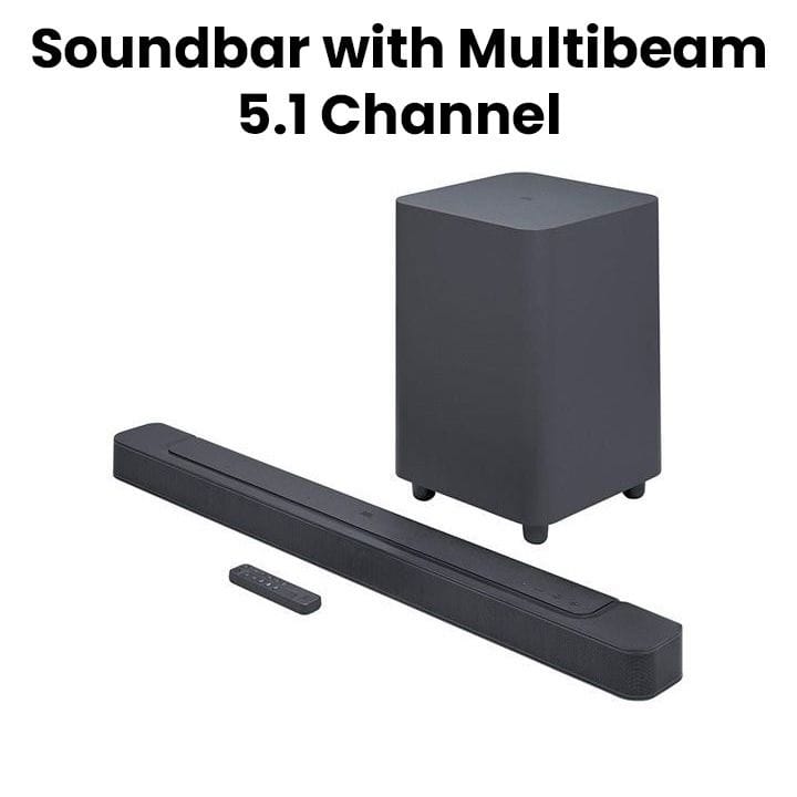 JBL BAR500 5.1 Channel Soundbar with Multibeam and Dolby Atmos®
