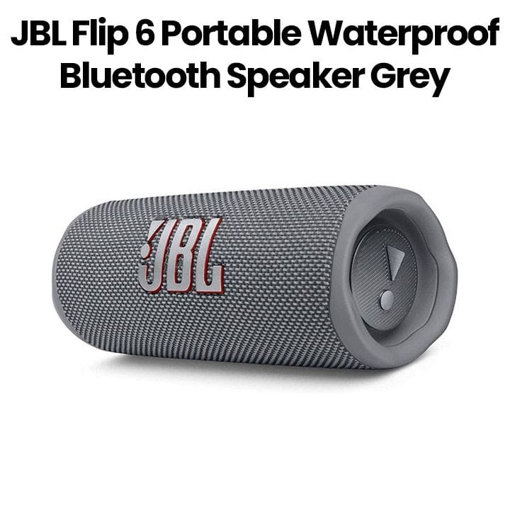JBL Flip 6 Portable Waterproof Bluetooth Speaker - Grey
