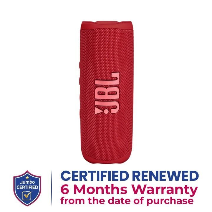 JBL Flip 6 Portable Waterproof Bluetooth Speaker - Red