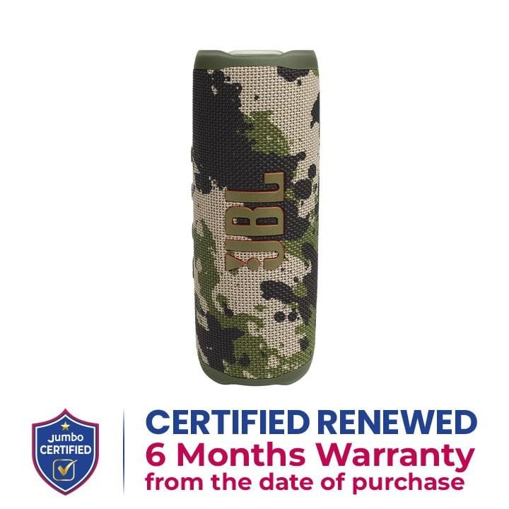 JBL Flip 6 Portable Waterproof Bluetooth Speaker - Squad