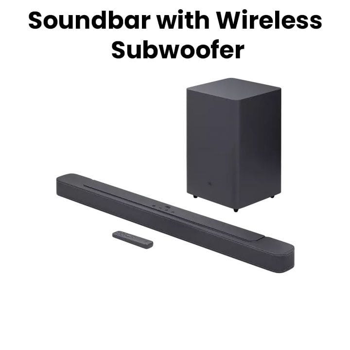 JBL Bar 2.1 Deep Bass (MK2) Soundbar with Wireless Subwoofer - Black