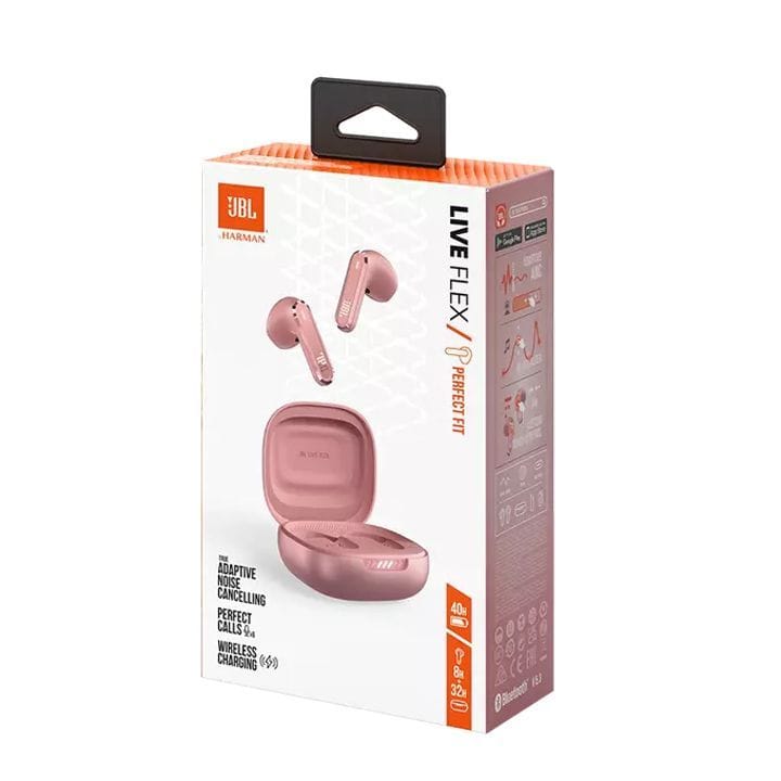 JBL Live Flex | True Wireless Noise Cancelling Earbuds - Rose