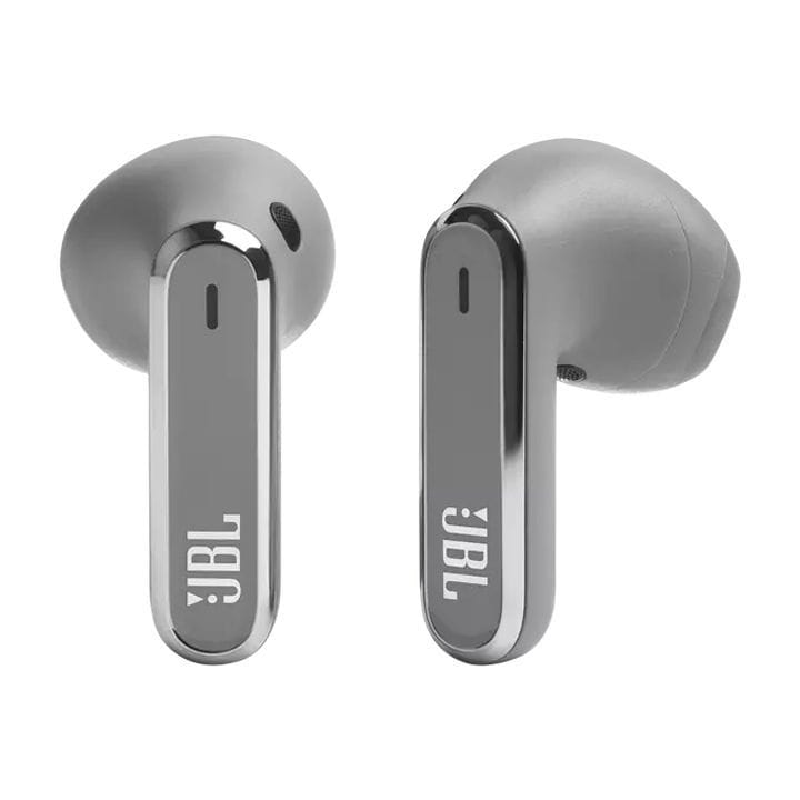 JBL Live Flex True Wireless Noise With 40 Hours Battery Life Earbuds, Enjoy Powerful Sound, Comfortable Fit - Silver - JBLLIVEFLEX