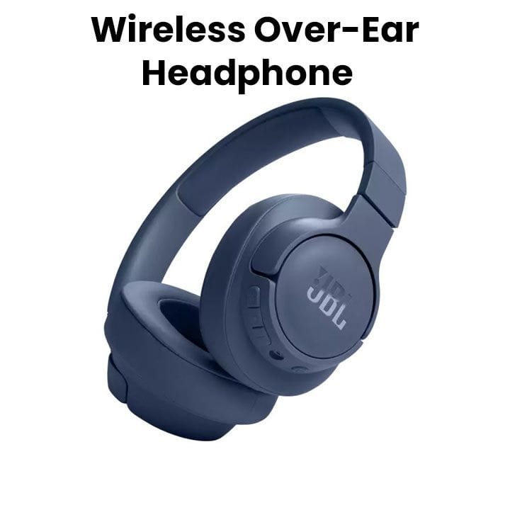 JBL Tune 720BT | Wireless Over-Ear Headphone - Blue