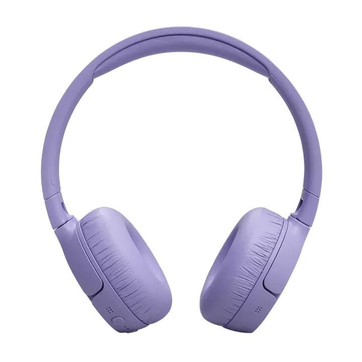 JBL Tune 670NC Wireless On-Ear Headphones, Adaptive Noise Cancelling with Smart Ambient, Up to 70H Battery Life with Speed Charge - Purple - JBLTUNE670NC