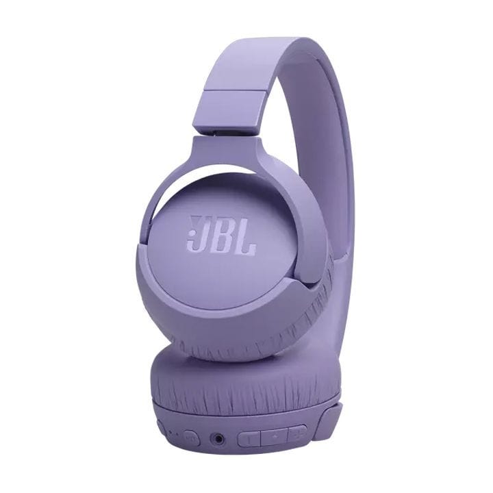 JBL Tune 670NC Wireless On-Ear Headphones, Adaptive Noise Cancelling with Smart Ambient, Up to 70H Battery Life with Speed Charge - Purple - JBLTUNE670NC