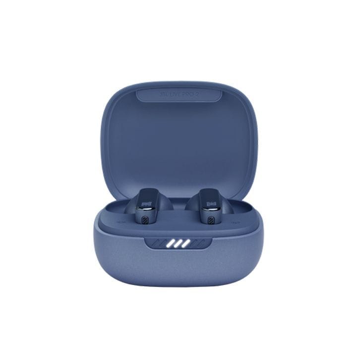 JBL Live Pro 2 TWS True Wireless Noise Cancelling Earbuds, 40H Playtime, Dual Connect, Customized Bass, 6 Mics For Clear Calls - Blue - LIVEPRO2