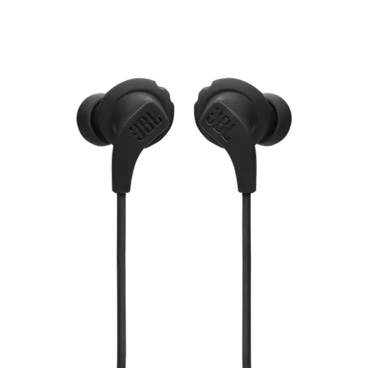 JBL Endurance Run 2, Sports in Ear Wired Earphones with Mic, Pure Bass, Sweatproof, Flexsoft eartips, Magnetic Earbuds - Black - JBLENDURANCERUN2