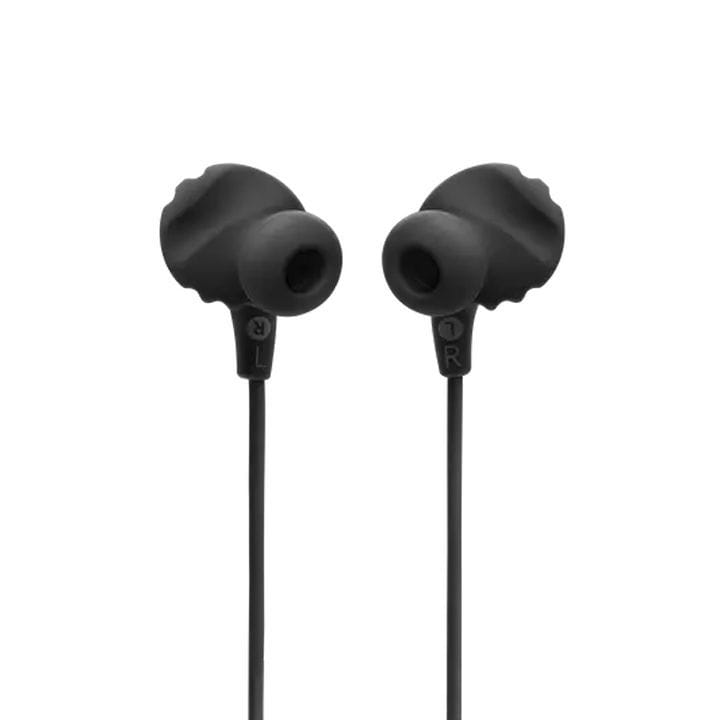 JBL Endurance Run 2, Sports in Ear Wired Earphones with Mic, Pure Bass, Sweatproof, Flexsoft eartips, Magnetic Earbuds - Black - JBLENDURANCERUN2