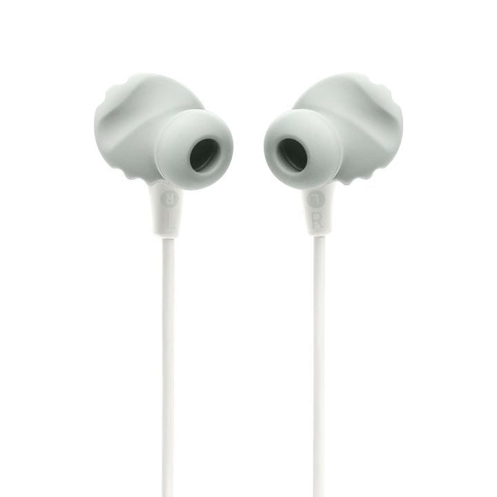 JBL Endurance Run 2, Sports in Ear Wired Earphones with Mic, Pure Bass, Sweatproof, Flexsoft eartips, Magnetic Earbuds - White - JBLENDURANCERUN2