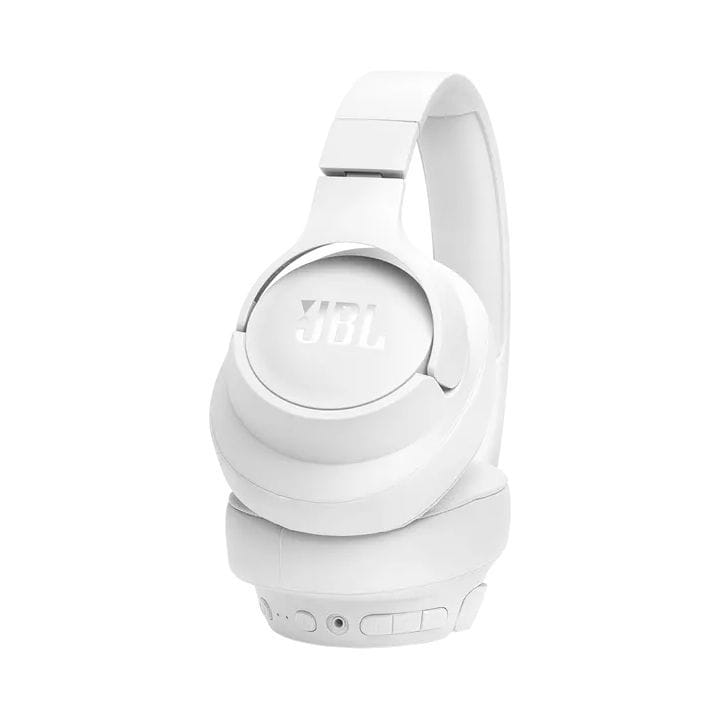 JBL Tune 770NC Wireless On-Ear Headphones, Adaptive Noise Cancelling, Upto 70 Hrs Battery, Speed Charge 5 Min - White - TUNE770NC