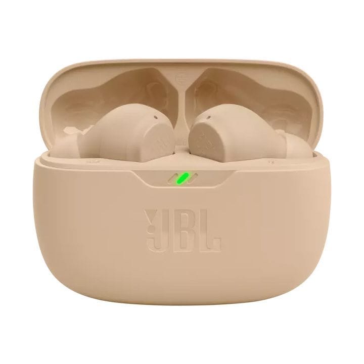 JBL Wave Beam True Wireless Noise Cancelling Earbuds, Up To 32 Total Hours Of Battery Life, Water, Dust Resistant - Beige - WAVEBEAM