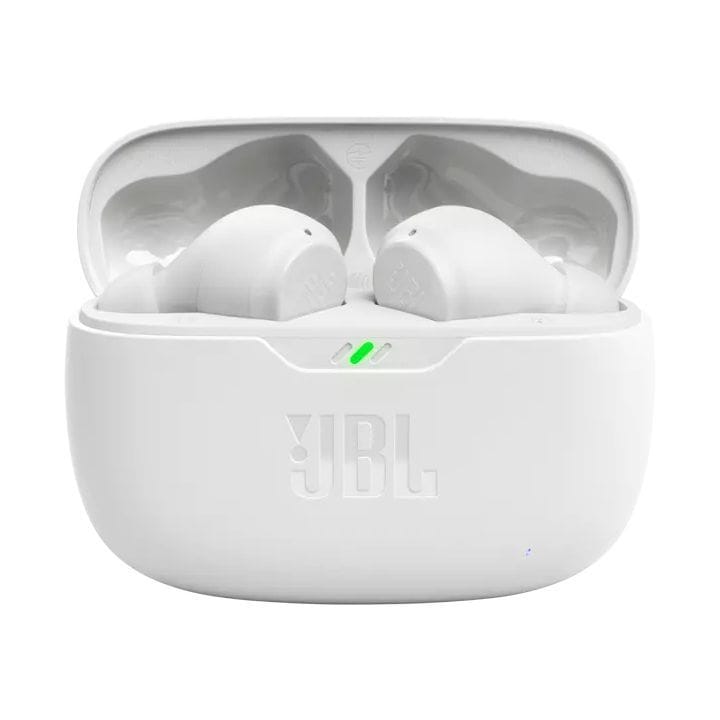JBL Wave Beam True Wireless Noise Cancelling Earbuds, Up To 32 Total Hours Of Battery Life, Water, Dust Resistant - White - WAVEBEAM