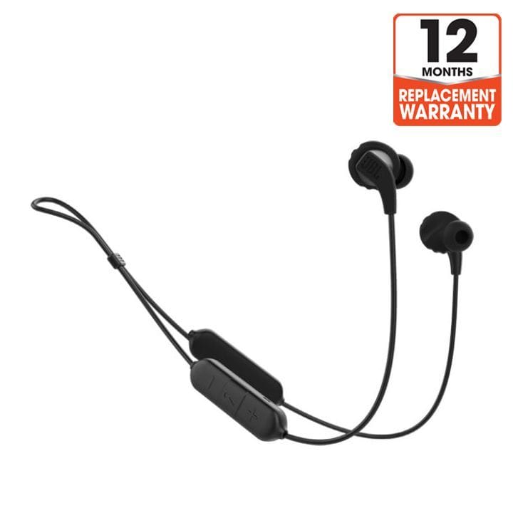 JBL Endurance Run 2 BT | Waterproof Wireless Sports In-Ear Headphones - Black