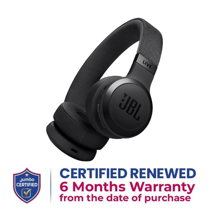 JBL Live 670NC | Wireless On-Ear with True Adaptive Noise Cancelling Headphones - Black